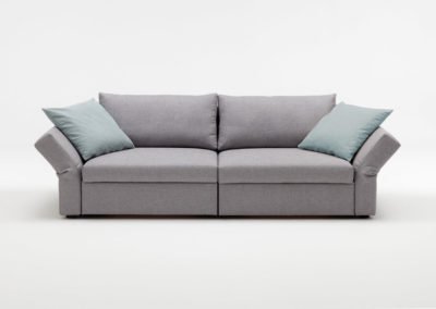 club sofa hellgrau freisteller verwandelbare franz fertig